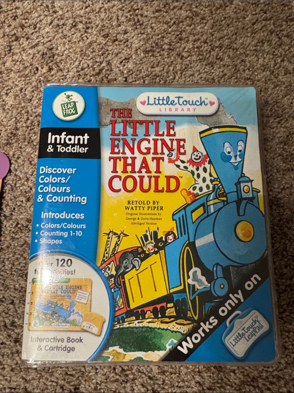 LittleTouch Library The Little Engine That Could Interactive Toy Book - Blue